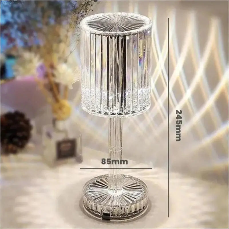 Diamond Crystal Acrylic Table Lamp - Romantic Bedside Atmosphere Modern Minimalist Design