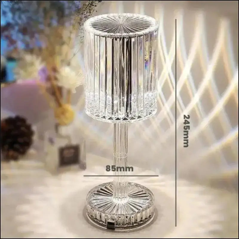 Diamond Crystal Acrylic Table Lamp - Romantic Bedside Atmosphere Modern Minimalist Design