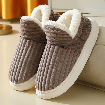 Cozy Step All-Season Cotton Slippers