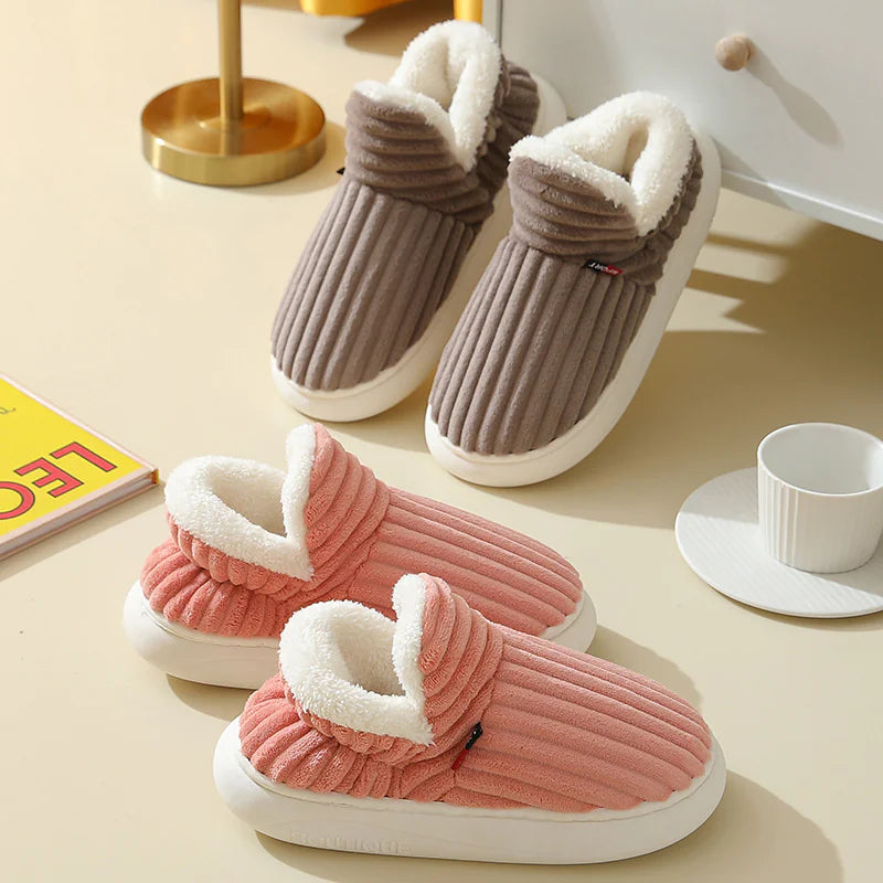 Cozy Step All-Season Cotton Slippers