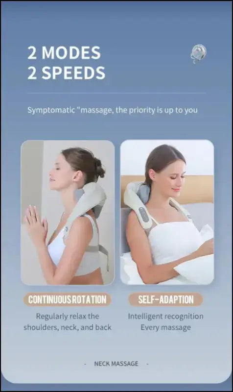 Foreverlily Wireless Neck and Back Massager – Shoulder Kneading Massage Shawl for Cervical Trapezius Relaxation