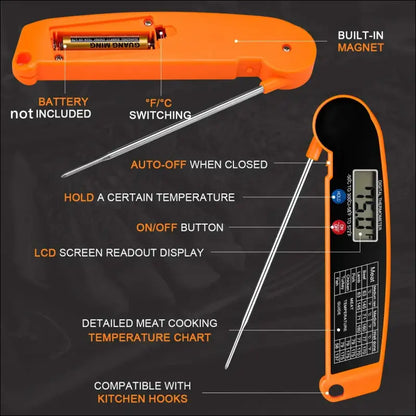 Hot Sale Digital Kitchen Food Thermometer for Meat Water Milk BBQ and Cooking Electronic Oven Probe Tools