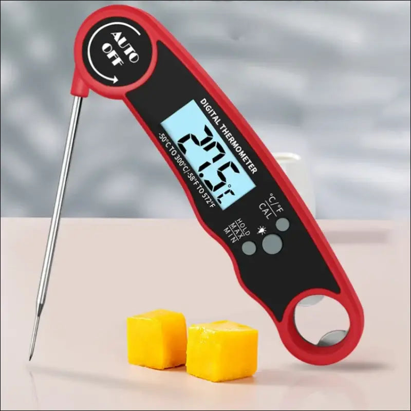 Household Barbecue and Baking Kitchen Meat Folding Portable Digital Thermometer Probe - portable digital thermometer