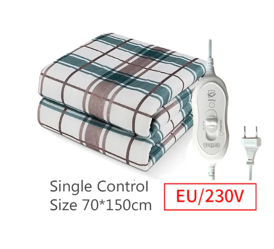 European Plug Electric Heated Blanket – Warmth & Comfort Mattress Pad