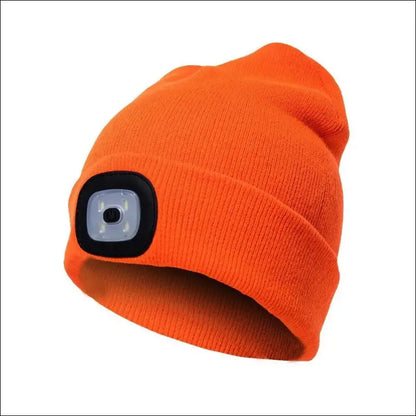 Led Light Knitted Hat Warm Elastic Beanie Autumn Winter Outdoor Sports Night Hiking Fishing Camping Glow Bonnet Unisex