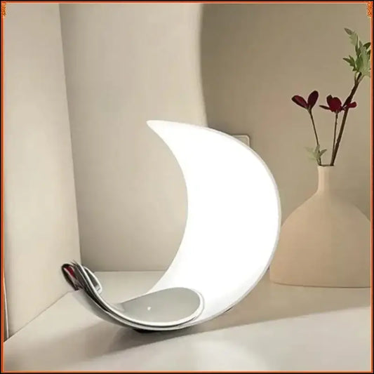 LED Moon Table Lamp - Luxury Bedroom Night Light USB Reading with Clip for Living Room Atmosphere