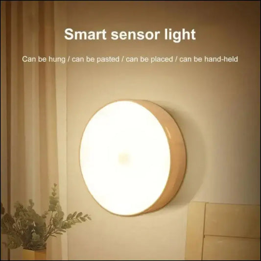 LED Smart Human Body Sensor Night Lamp | Emergency Automatic Lighting with USB Charging & Wireless Magnetic Suction