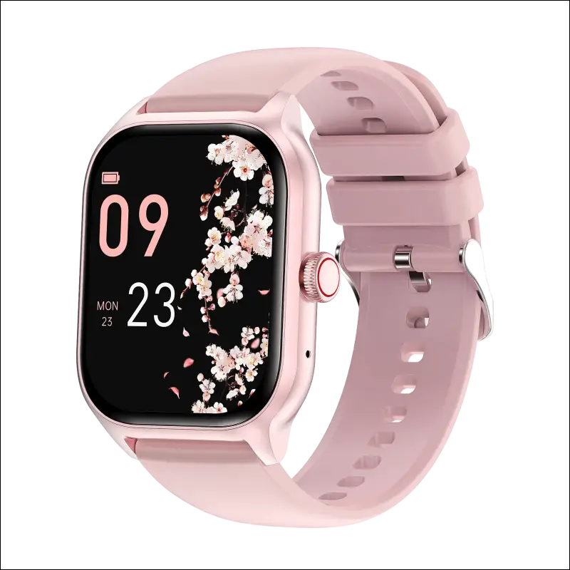 ’LEMFO LT10 Smart Watch 2024 - Bluetooth Call Fitness Tracker Touch Dial Music Control Sports for Android’ - Pink