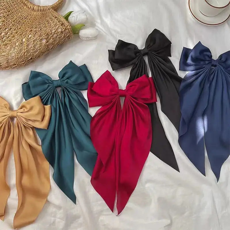 Elegant Bow Ribbon Hair Clip