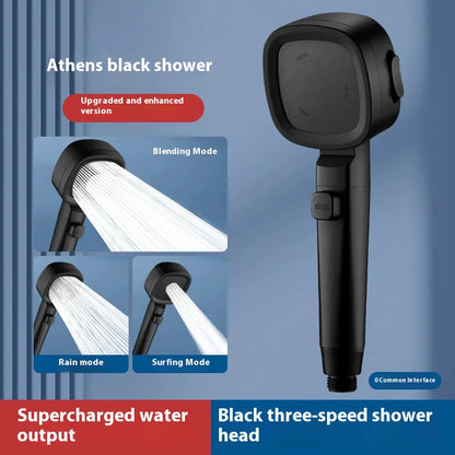 Three-Speed Handheld Filter Shower Head