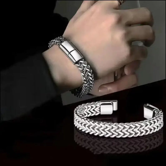 Men’s simple and domineering punk high-end bracelet