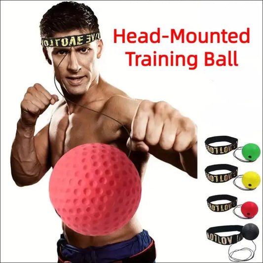 MMA Boxing Speed Ball Head-Mounted Punch PU Sanda Training Equipment Hand Eye Reaction Sandbag Fitness Gear Gym Muay