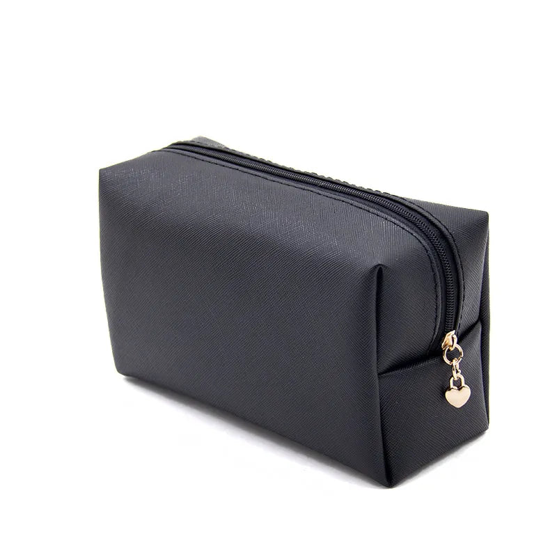 Large Capacity PU Leather Cosmetic Bag