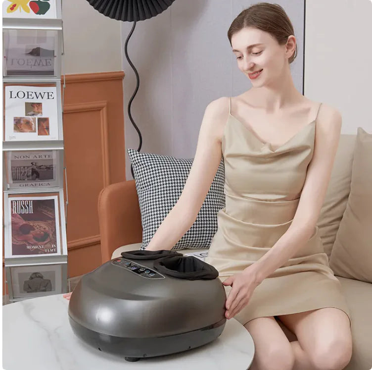 Full-Coverage Automatic Foot Massager – Deep Kneading Relaxation for Home