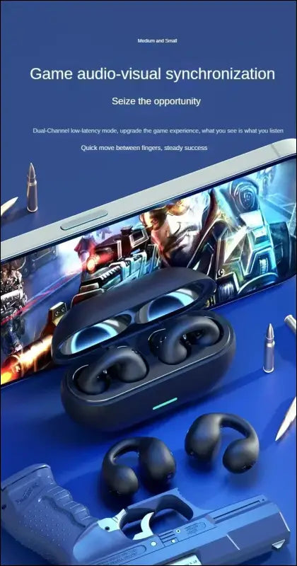 NEW Bluetooth 5.3 Wireless Bone Conduction Headphones - T75 Noise-Canceling Sports Gaming Earphones with HD Call