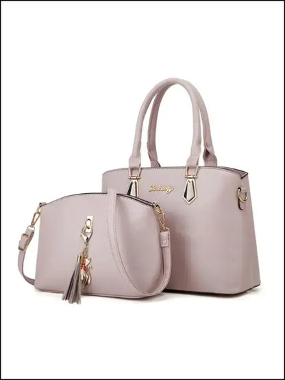 New Style Women’s Handbag - Simple Korean Shoulder Bag Messenger Tote Elegant Mother - PURPLE / L - women’s handbag