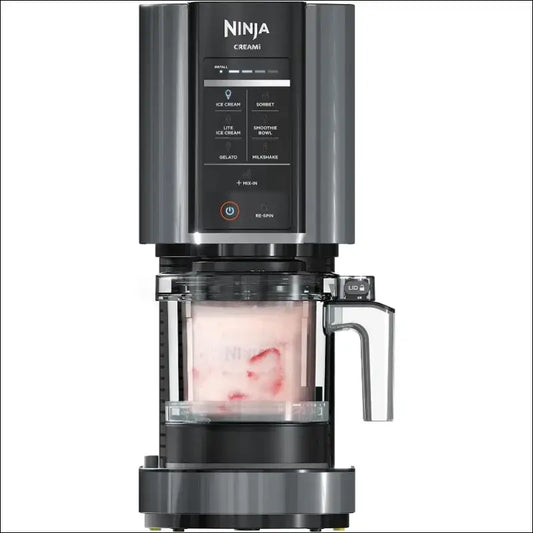 Ninja NC299AMZ CREAMi Ice Cream Maker - Gelato Milkshakes Sorbet Smoothie Bowls & More with 7 One-Touch Programs Black