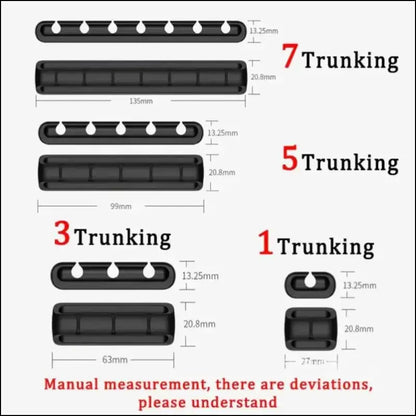 NNBILI Cable Holder Clips | Silicone USB Organizer | Self-Adhesive Winder for Mouse Keyboard Headset