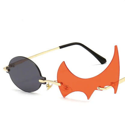 New Personalized Shaped Cool Polygon Flame Sunglasses