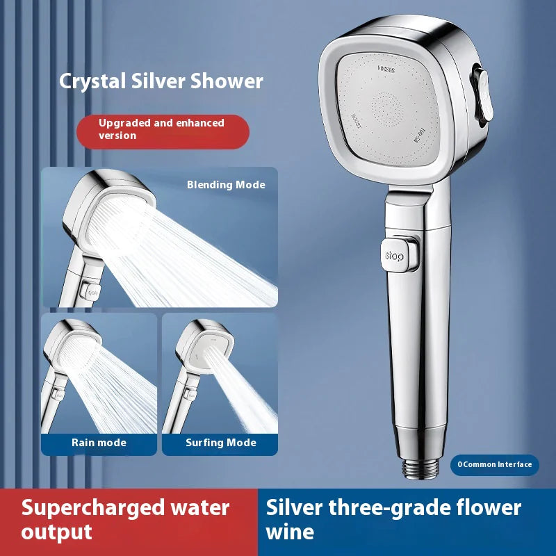 Three-Speed Handheld Filter Shower Head