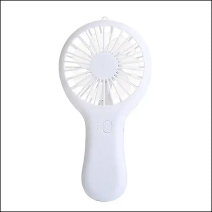 Portable USB Handheld Mini Fan – Creative Pocket for Travel and Gifts - WHITE