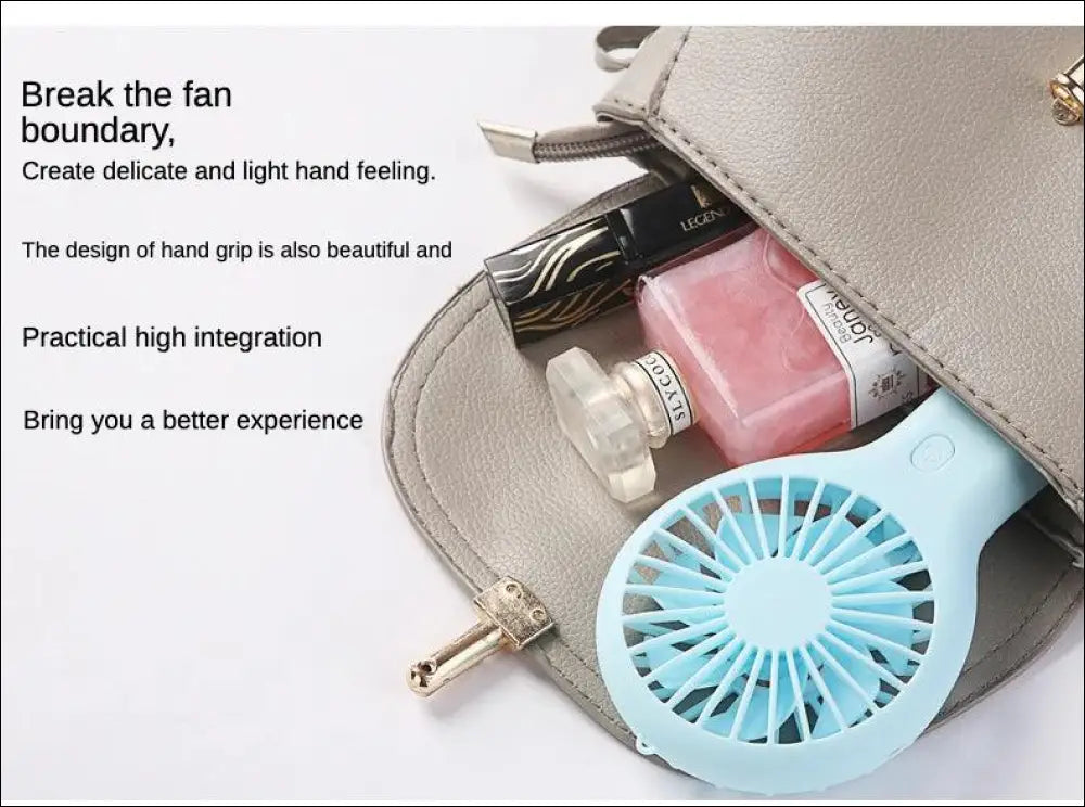 Portable USB Handheld Mini Fan – Creative Pocket for Travel and Gifts