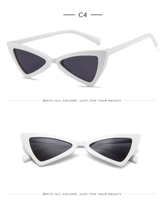 Small Triangle Cat Eye Sunglasses