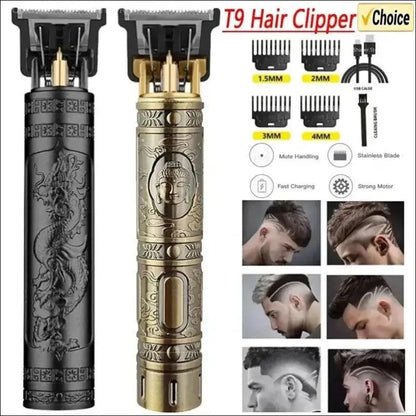 ’Professional T9 Electric Hair Clipper & Beard Trimmer – Precision Shaving and Grooming for Men’