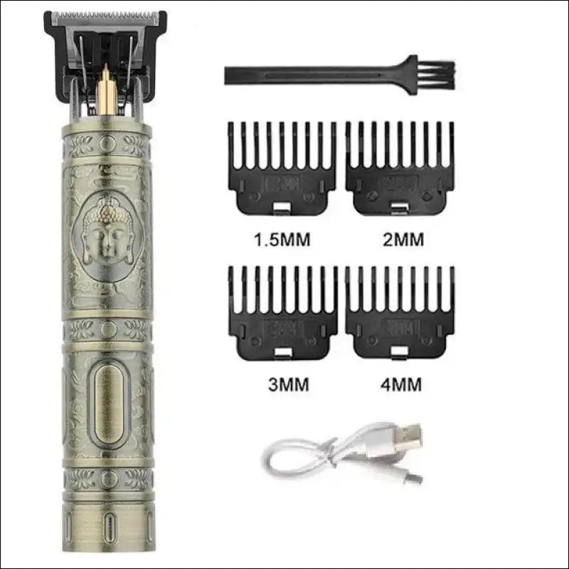 ’Professional T9 Electric Hair Clipper & Beard Trimmer – Precision Shaving and Grooming for Men’ - Buddha