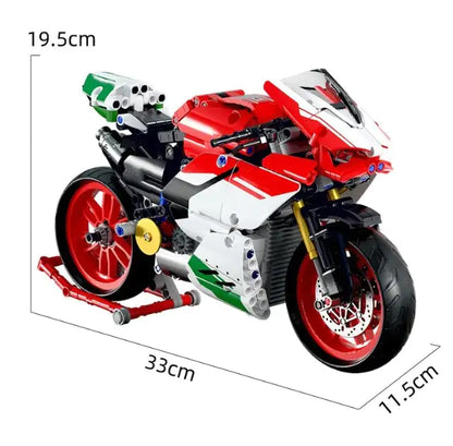 Building Blocks Motorcycle Model