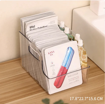 Desk Drawer Mask Storage Box Toilet Cosmetic Acrylic Organizer Rack