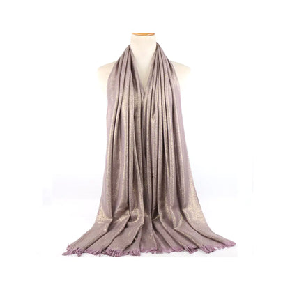 Shimmered Shawls Two-Toned Elegance