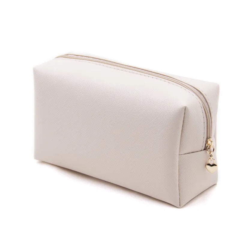 Large Capacity PU Leather Cosmetic Bag