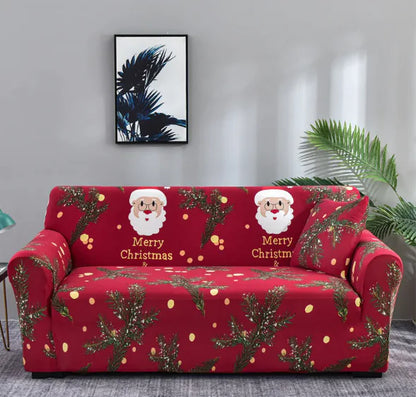 Holiday Cheer Stretch Sofa Cover