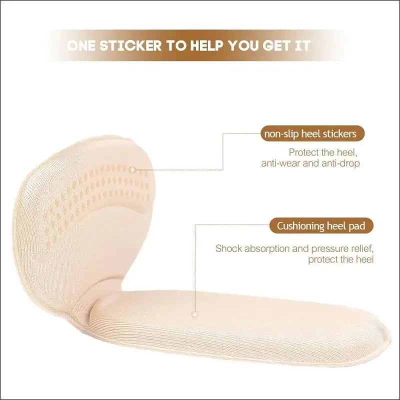 Silicone Gel Heel Insoles Pain Relief Shoe Pads Women’s Foot Cushion for High Heels Antiwear Protector Stickers Half