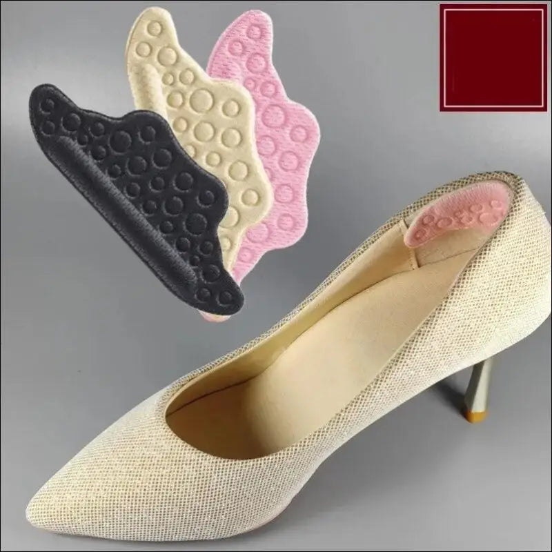 Silicone Gel Heel Insoles Pain Relief Shoe Pads Women’s Foot Cushion for High Heels Antiwear Protector Stickers Half