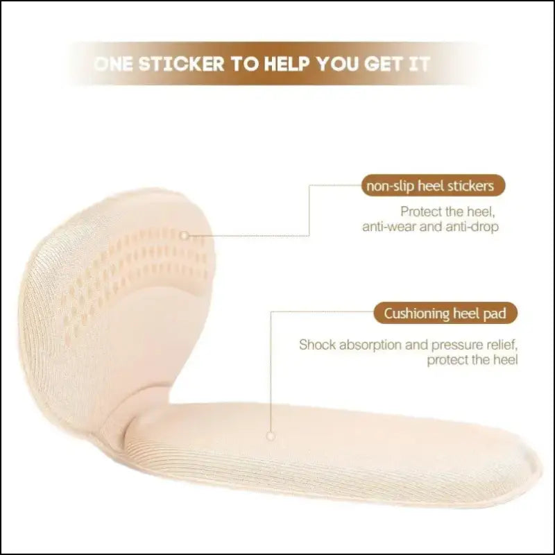 Silicone Gel Heel Insoles Pain Relief Shoe Pads Women’s Foot Cushion for High Heels Antiwear Protector Stickers Half