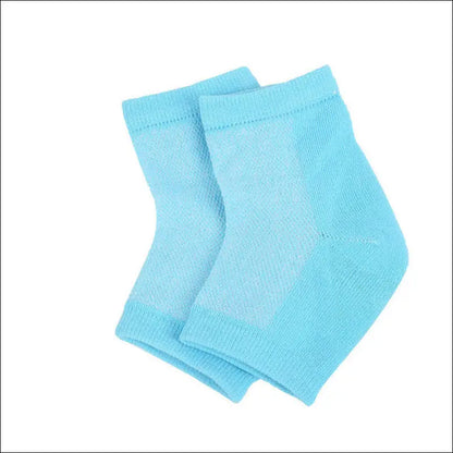 Silicone Moisturizing Gel Heel Socks For Cracked Dry Foot Skin Care Protectors Sock 1 Pair/2pcs - Blue