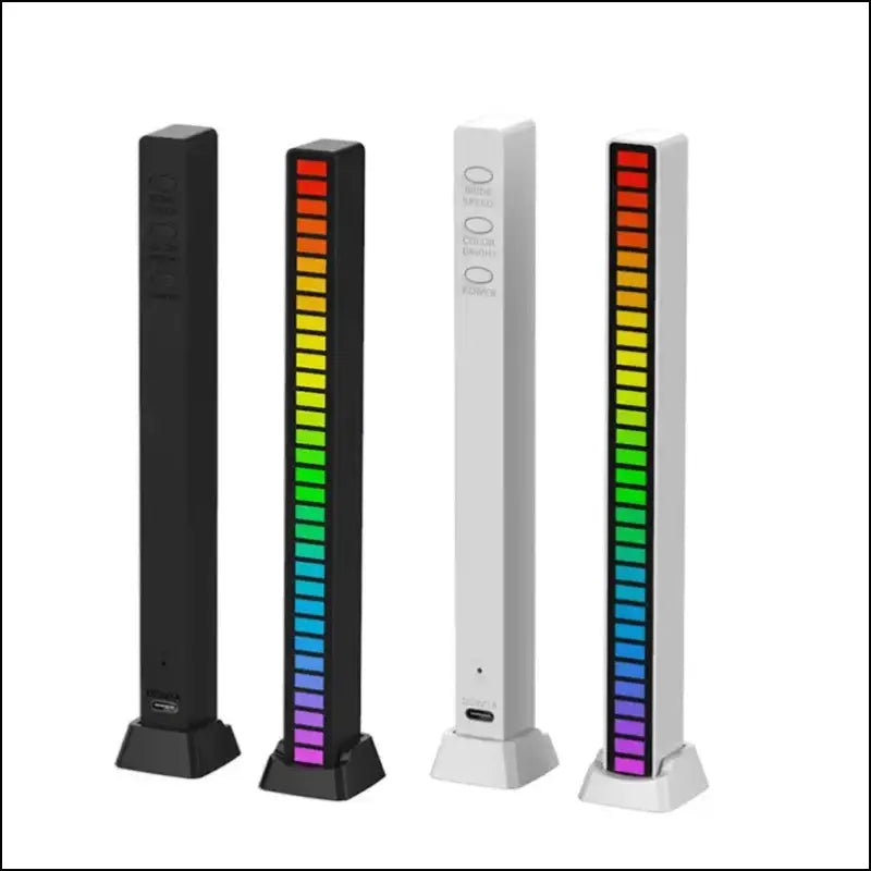 Smart RGB Symphony Sound Control LED Light | Music Rhythm Ambient Pickup Lamp | App-Controlled Desktop Decor for Gaming