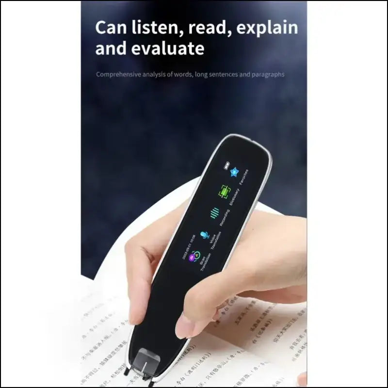 Smart Voice Translator Pen White International Edition – WiFi Translation Scanning for Multilingual Communication