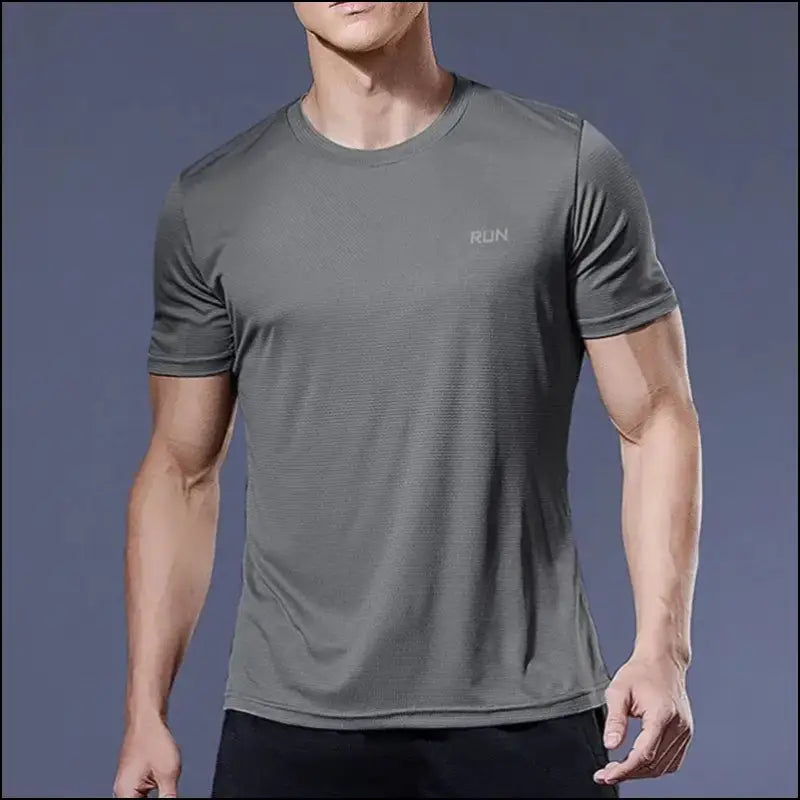 Summer Gym T-Shirt for Men Bodybuilding Short Sleeve Fitness Top Oversized Brazil Sports Jersey Quick Dry Men’s