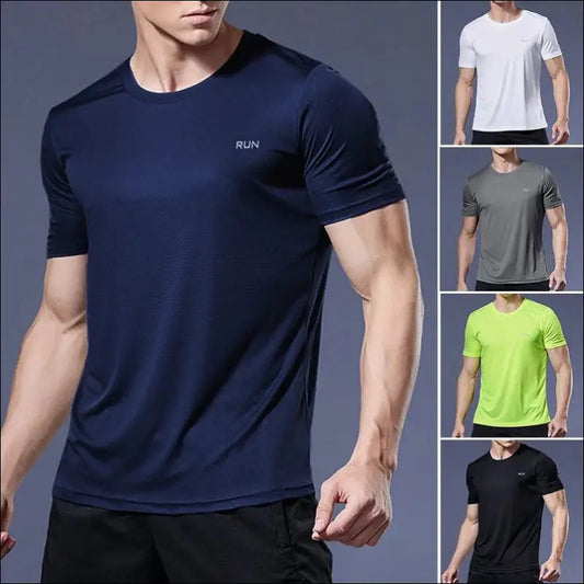 Summer Gym T-Shirt for Men Bodybuilding Short Sleeve Fitness Top Oversized Brazil Sports Jersey Quick Dry Men’s