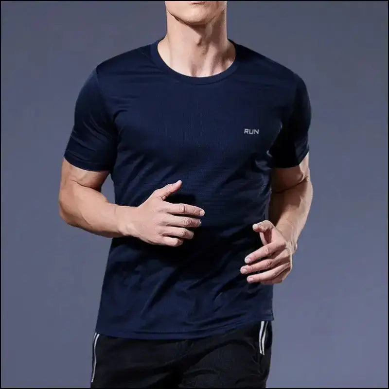 Summer Gym T-Shirt for Men Bodybuilding Short Sleeve Fitness Top Oversized Brazil Sports Jersey Quick Dry Men’s