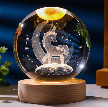 3D Constellation Crystal Ball Night Light