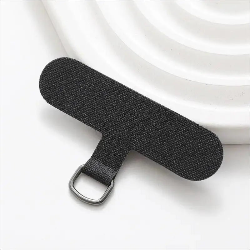 Universal TPU Mobile Phone Anti-Lost Lanyard Card Gasket | Detachable Nylon Strap Patch Tether Pad - 10/5/1Pcs - 1pcs