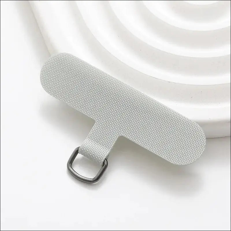 Universal TPU Mobile Phone Anti-Lost Lanyard Card Gasket | Detachable Nylon Strap Patch Tether Pad - 10/5/1Pcs - 1pcs