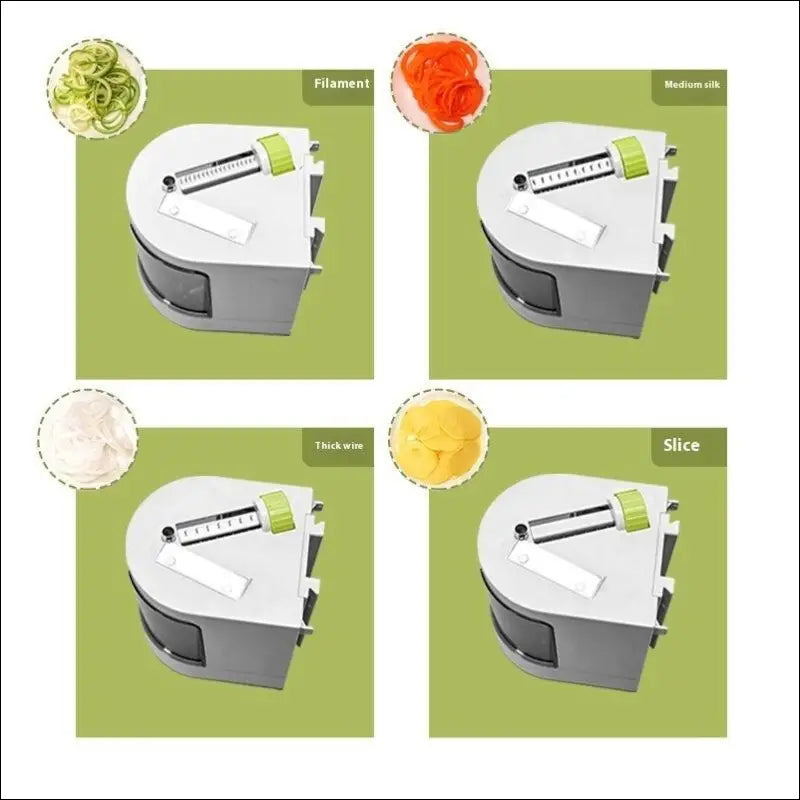 Vegetable Grater Potato Spiral Slicer Whirlwind Fruit Machine Noodle Maker Multifunctional Kitchen Gadgets