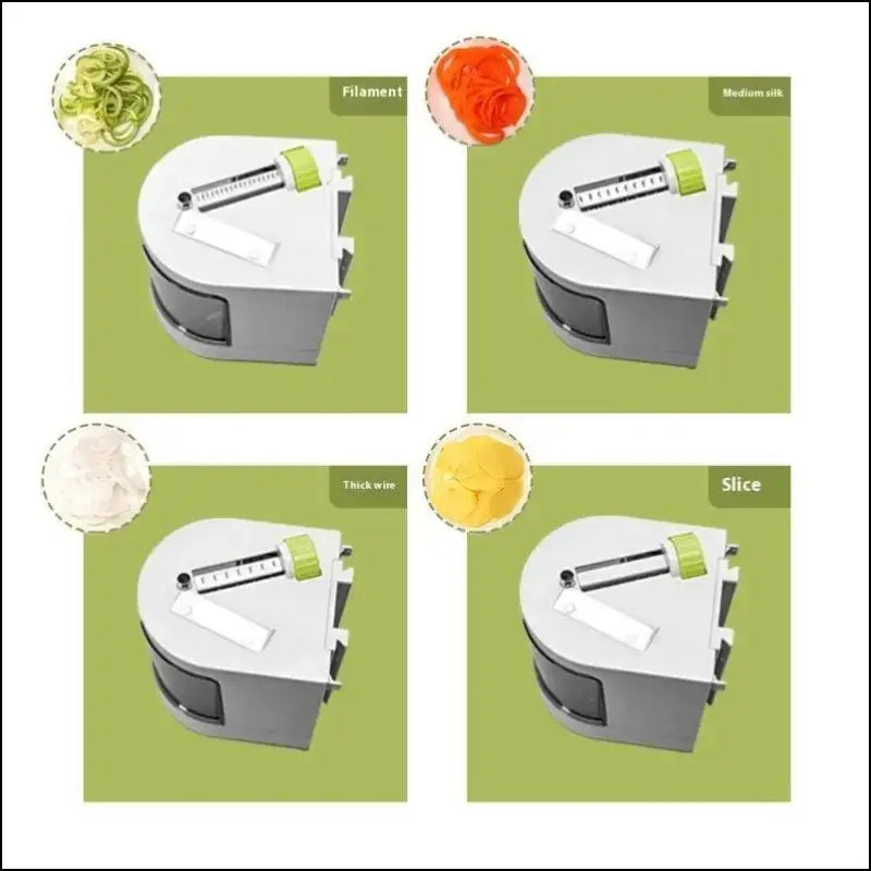 Vegetable Grater Potato Spiral Slicer Whirlwind Fruit Machine Noodle Maker Multifunctional Kitchen Gadgets