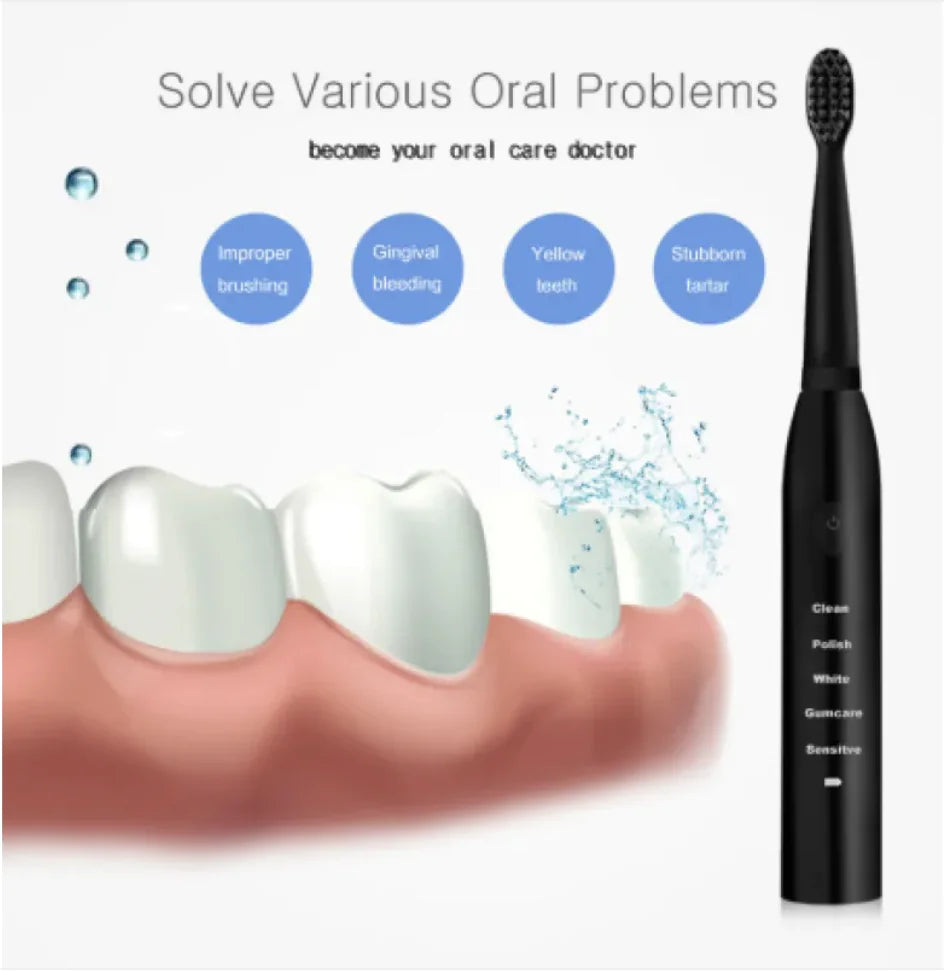 Rechargeable 5-Speed Electric Toothbrush