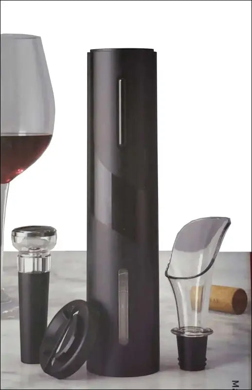 Wine And Dine Auto Powered Set Uncork Pour Preserve